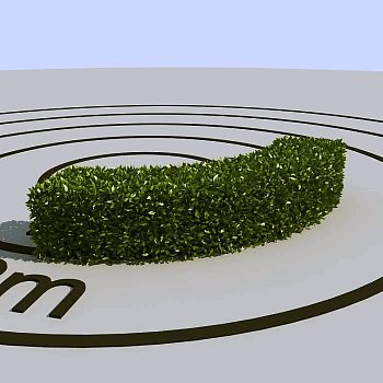 048景观植物绿植墙植物墙树墙黄杨灌木3d模型下载
