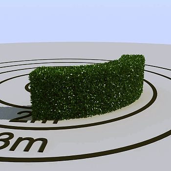 043景观植物绿植墙植物墙树墙黄杨灌木3d模型下载
