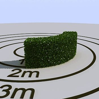 042景观植物绿植墙植物墙树墙黄杨灌木3d模型下载