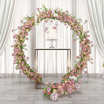 婚礼玫瑰花环3d模型下载